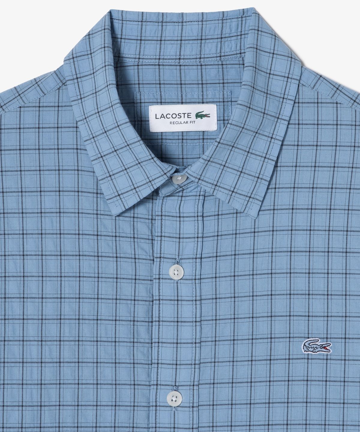 라코스테(LACOSTE) 남성 체크 시어서커 셔츠 CH507E-56G 776