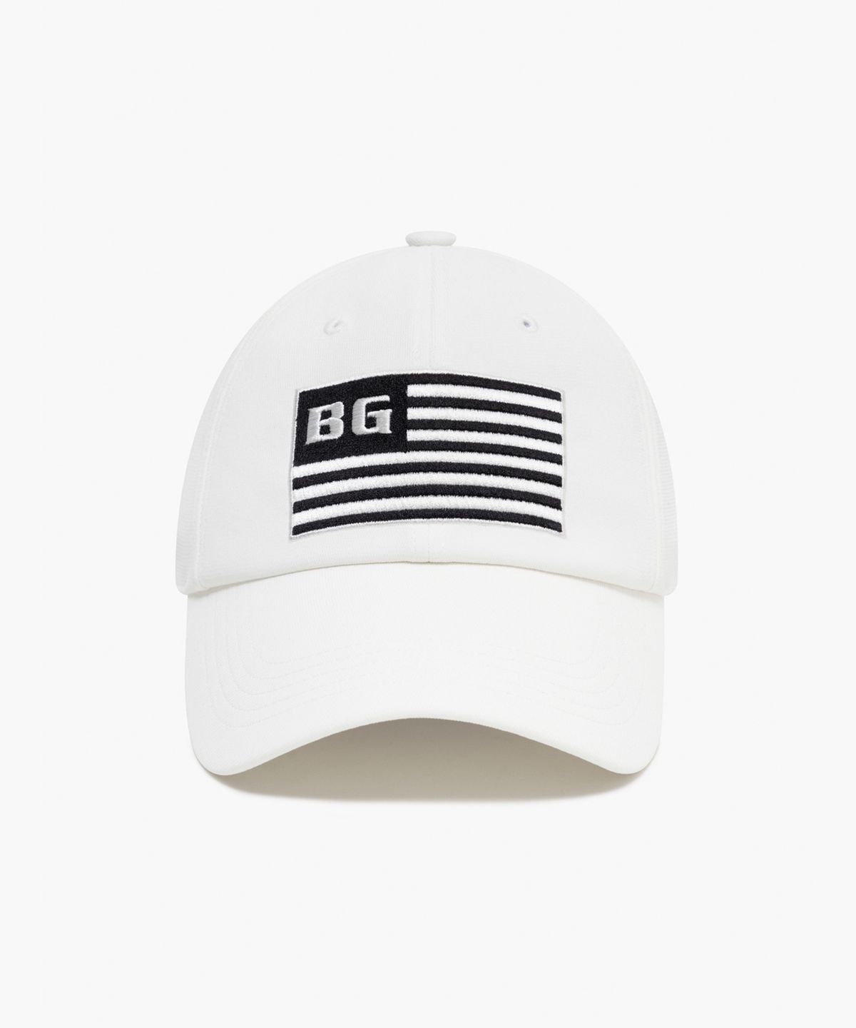 브리핑 골프(BRIEFING GOLF) 여자 빅 로고 언스트럭처 캡_화이트