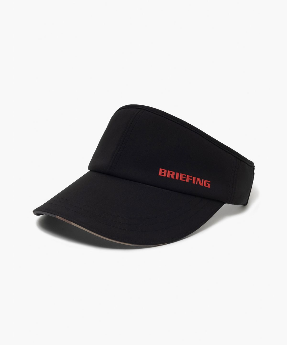 브리핑 골프(BRIEFING GOLF) 여자 스몰 로고 와이드 바이저_블랙