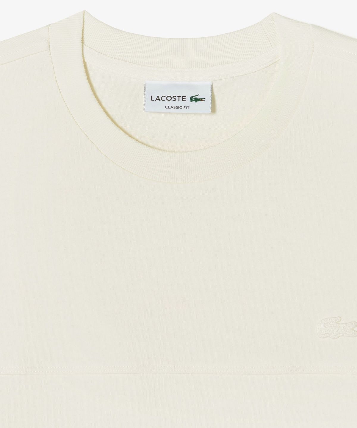 라코스테(LACOSTE) 남성 강연 우븐 절개 반팔 티셔츠 TH358E-56G 056