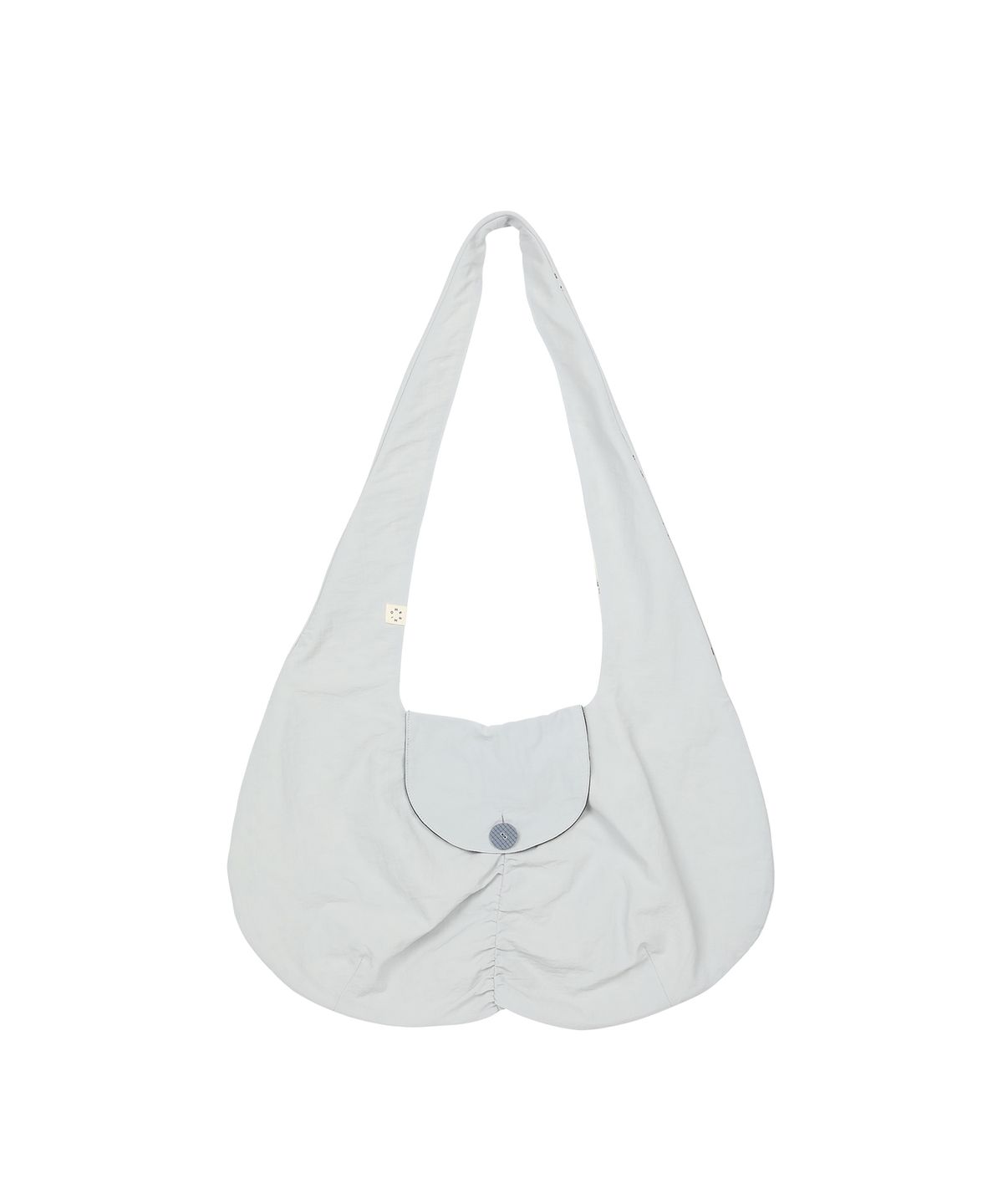 오헤시오(OHESHIO) FLORAL REVERSIBLE HOBO BAG, SKY BLUE
