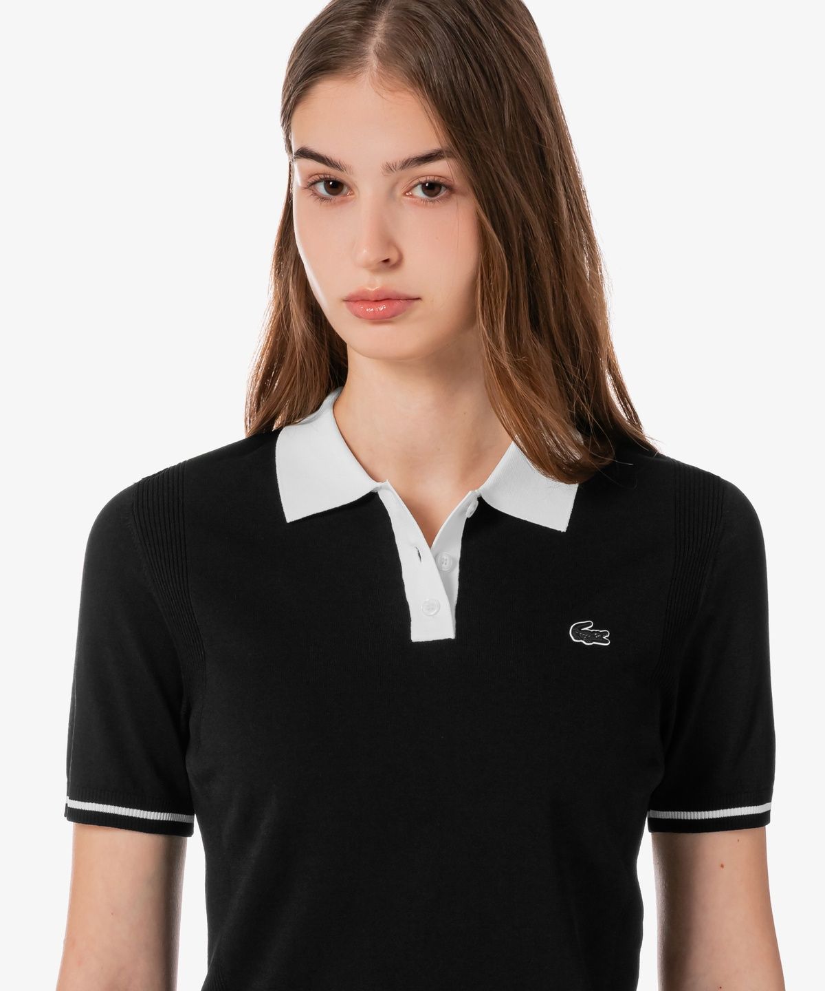 라코스테(LACOSTE) 여성 폴로 베이직 폴로 스웨터 AF336E-56G 031