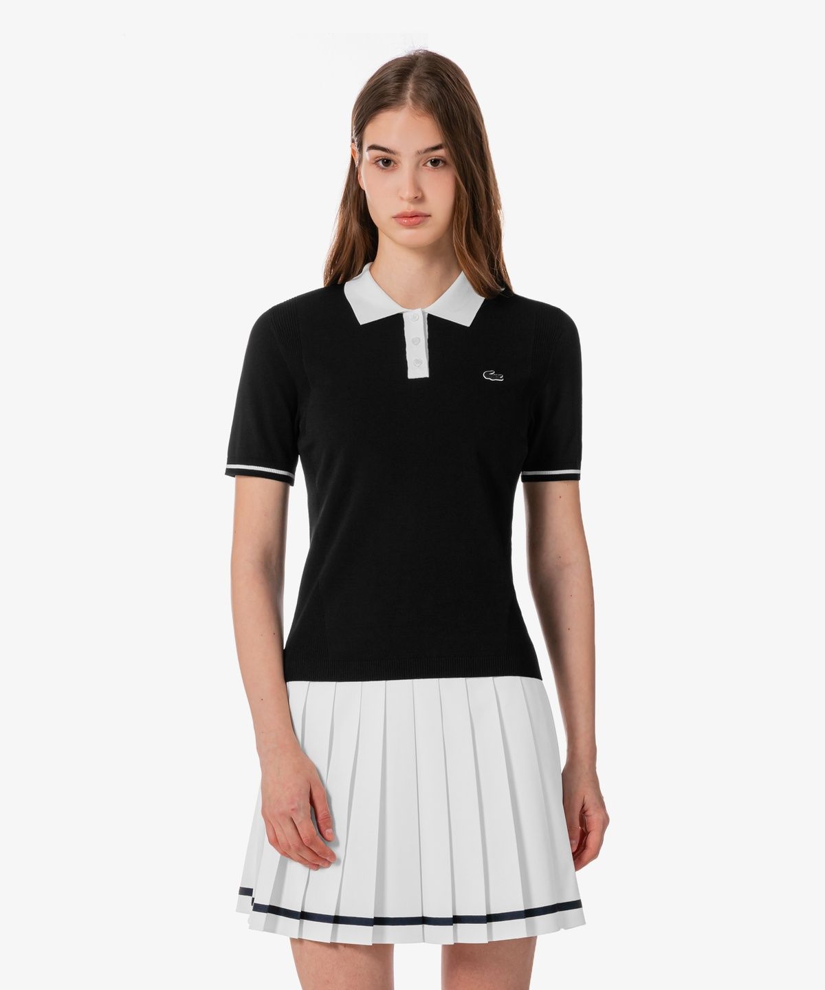 라코스테(LACOSTE) 여성 폴로 베이직 폴로 스웨터 AF336E-56G 031