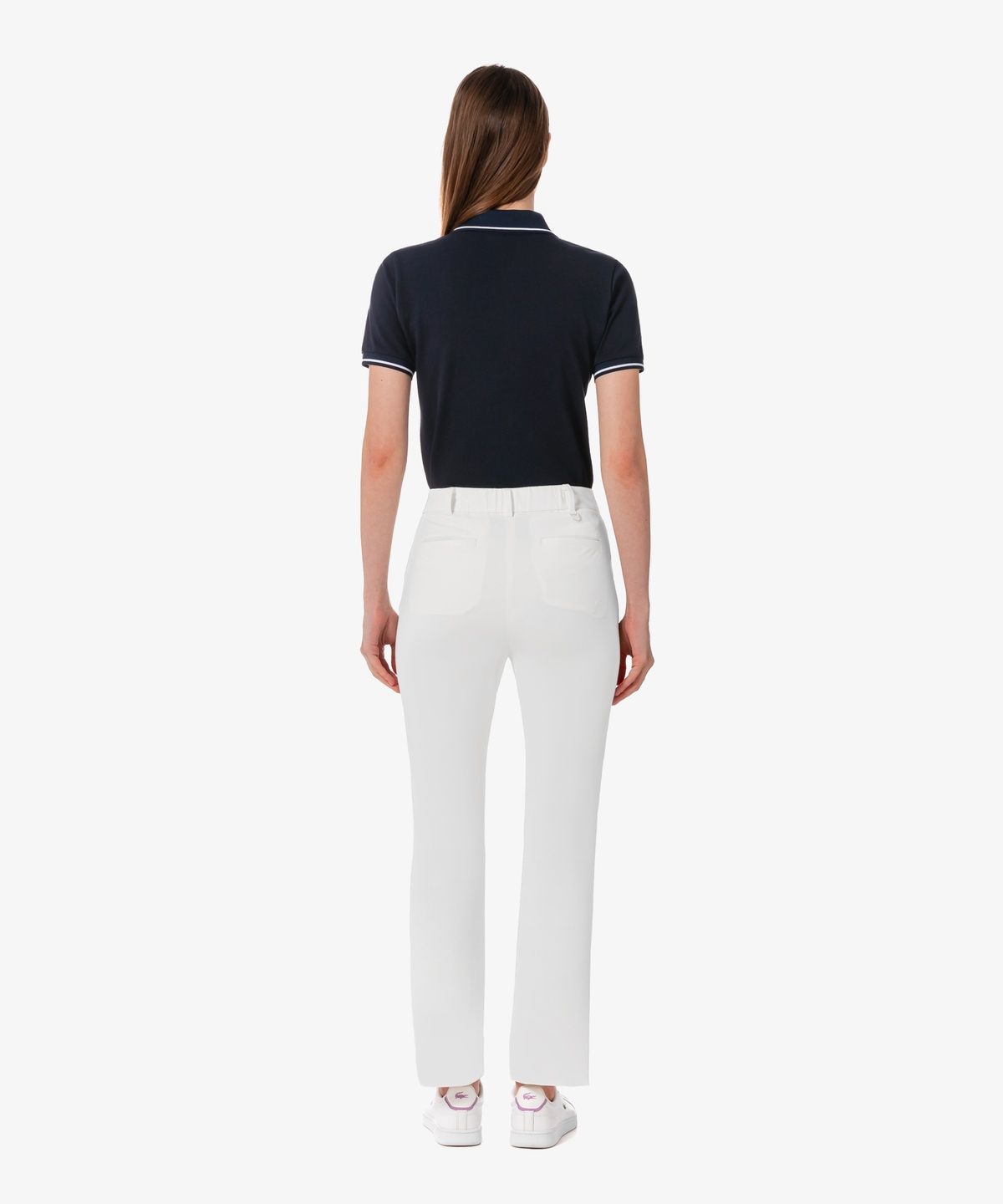 라코스테(LACOSTE) 여성 세미 부츠컷 팬츠 HF925E-56G 001