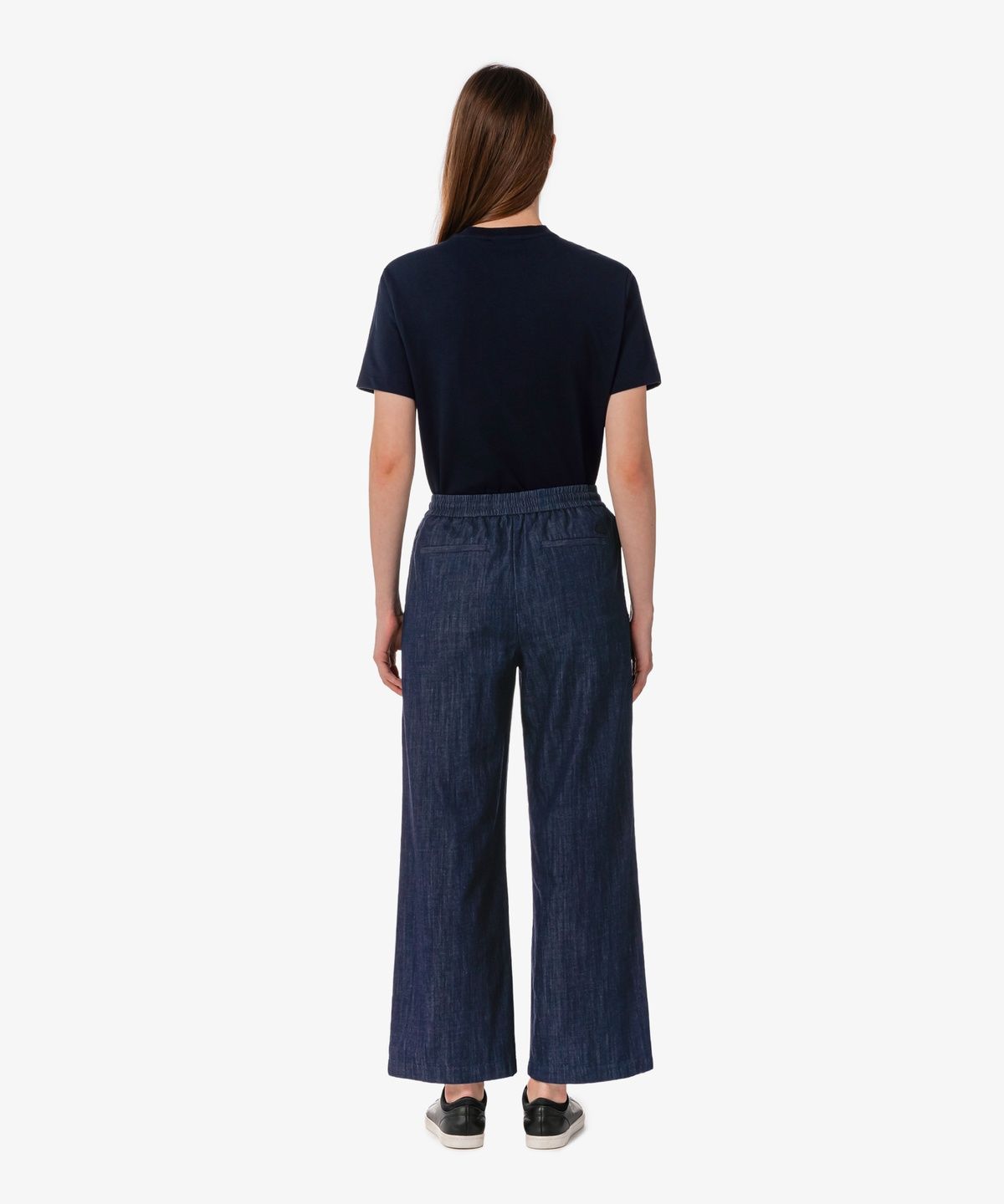 라코스테(LACOSTE) 여성 린넨 밴딩 와이드 팬츠 HF611E-56G 166