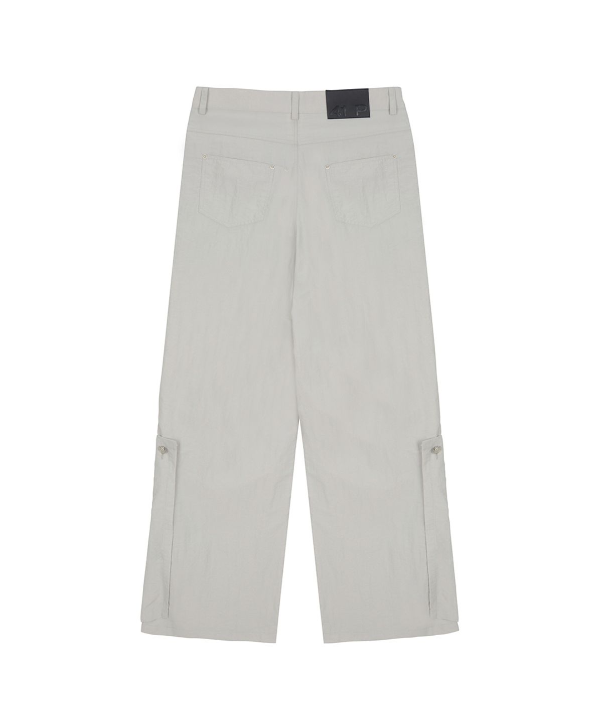 사일프레이(41PRAY) Nylon Flap Wide Pants / Grey