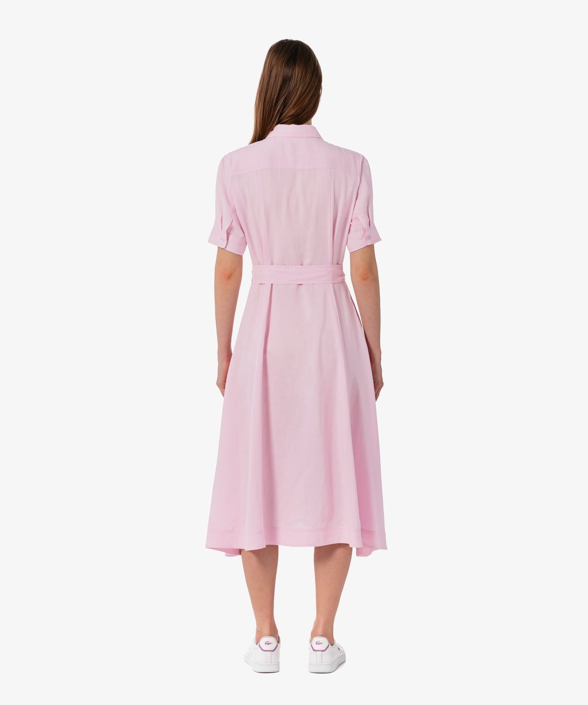 라코스테(LACOSTE) 여성 린넨 셔츠 드레스 EF319E-56G Z4H