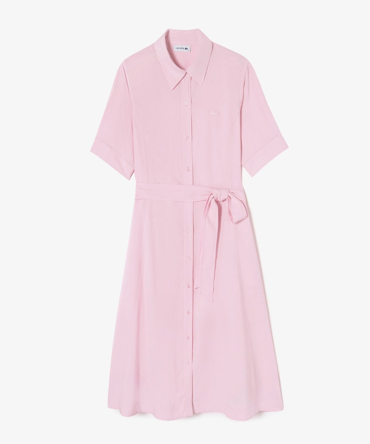 라코스테(LACOSTE) 여성 린넨 셔츠 드레스 EF319E-56G Z4H