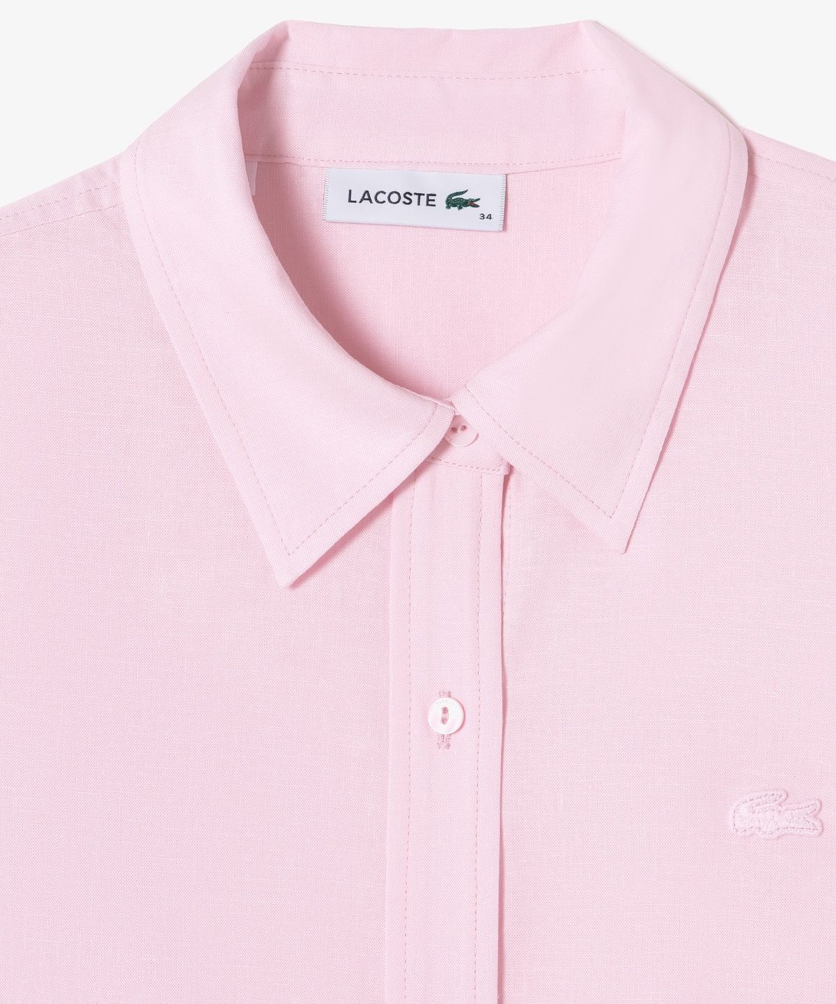 라코스테(LACOSTE) 여성 린넨 셔츠 드레스 EF319E-56G Z4H