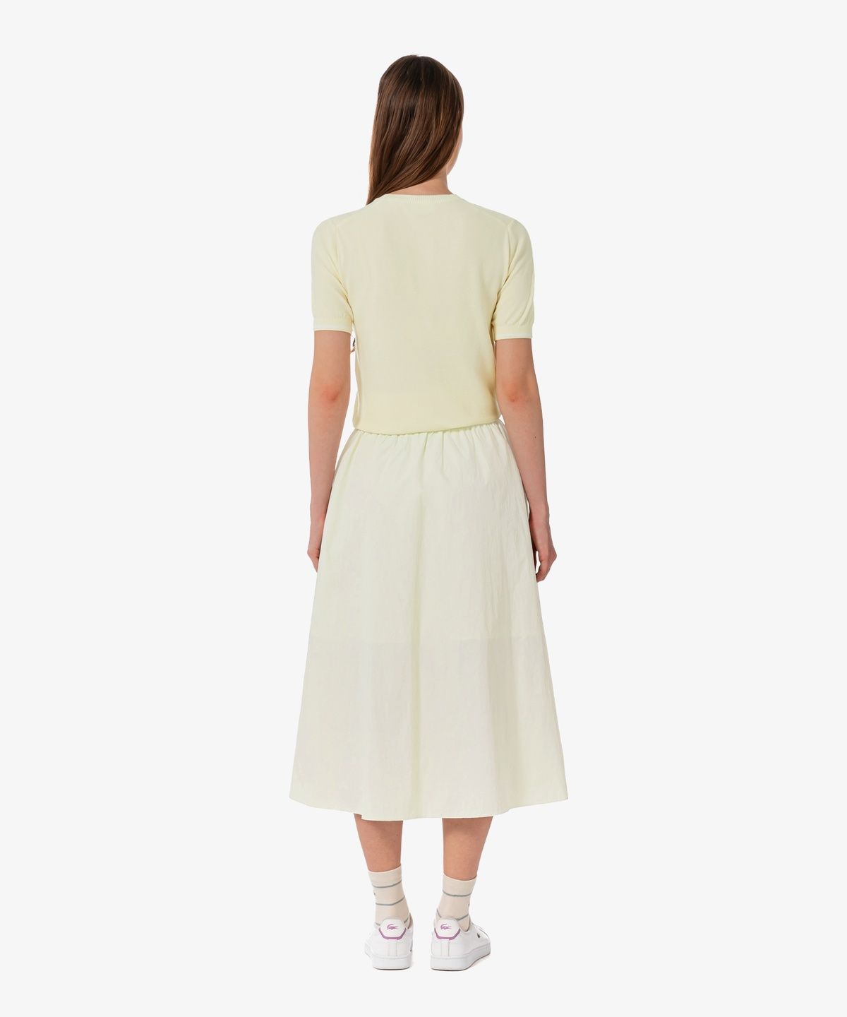 라코스테(LACOSTE) 여성 A 라인 밴딩 스커트 JF906E-56G 056