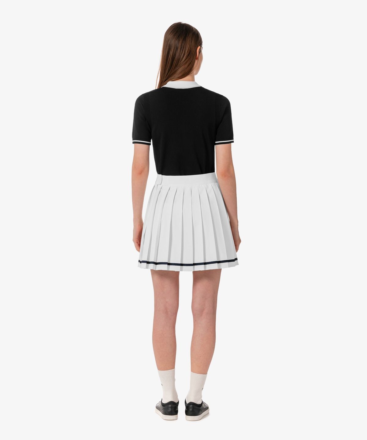 라코스테(LACOSTE) 여성 테니스 테이프 티핑 스커트 JF231E-56G 70V