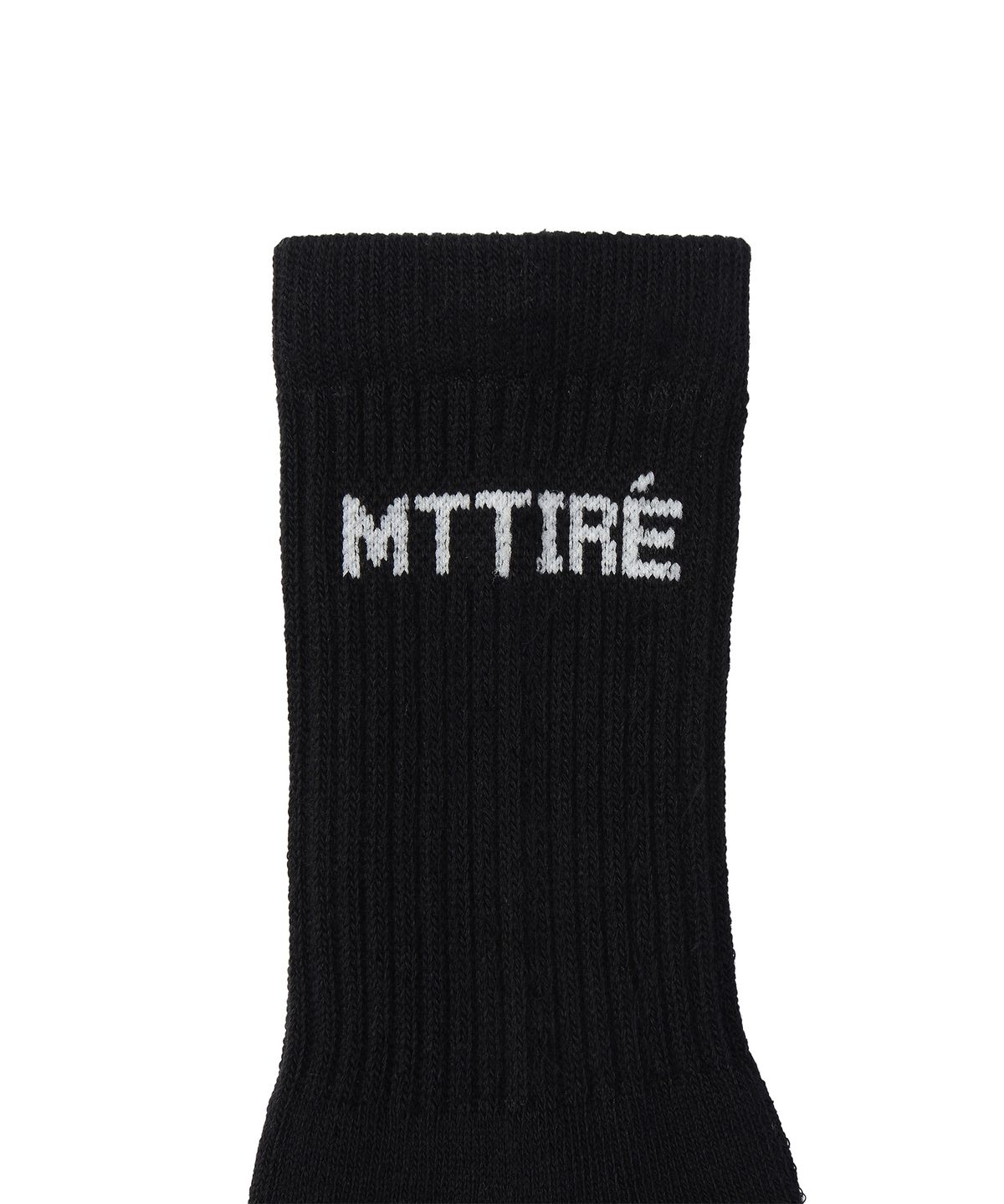 마티레(MTTIRÉ) Positive Message Socks / Black,White