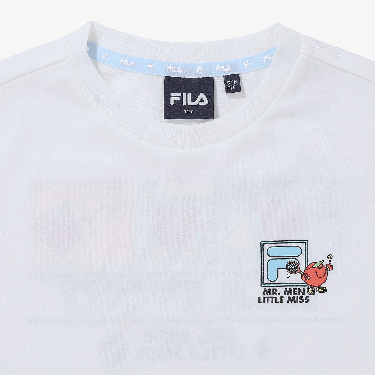 휠라 키즈(FILA KIDS) Drywave 미스터맨 리틀미스 쿨 바캉스 티셔츠