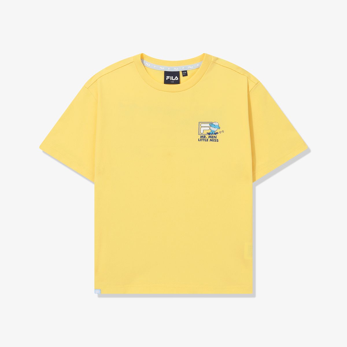 휠라 키즈(FILA KIDS) Drywave 미스터맨 리틀미스 쿨 바캉스 티셔츠