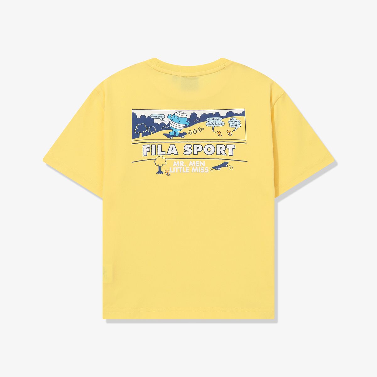 휠라 키즈(FILA KIDS) Drywave 미스터맨 리틀미스 쿨 바캉스 티셔츠