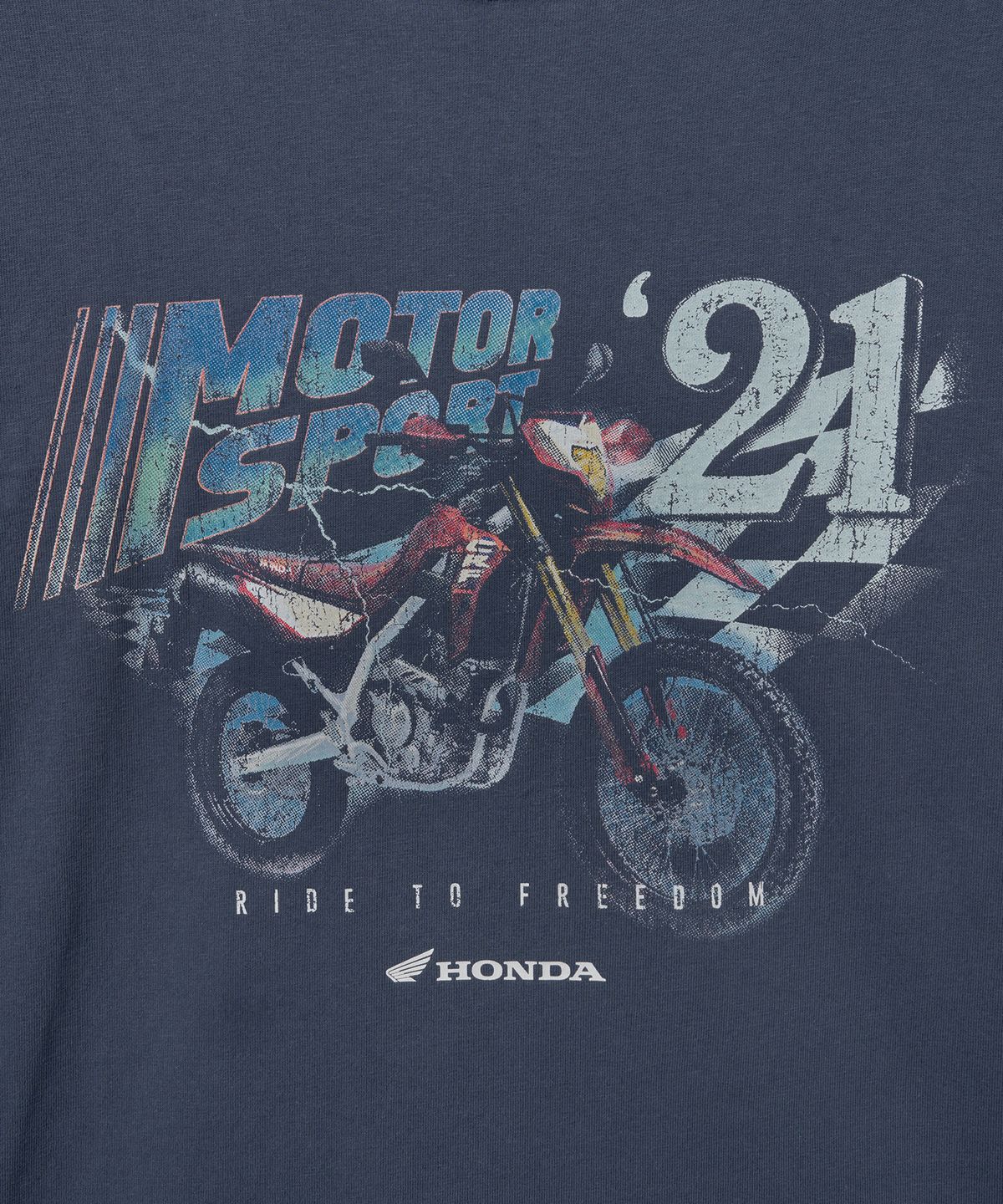 핍스 모터사이클(PHYPS MOTORCYCLE) Motor Sports Short Sleeve Blue