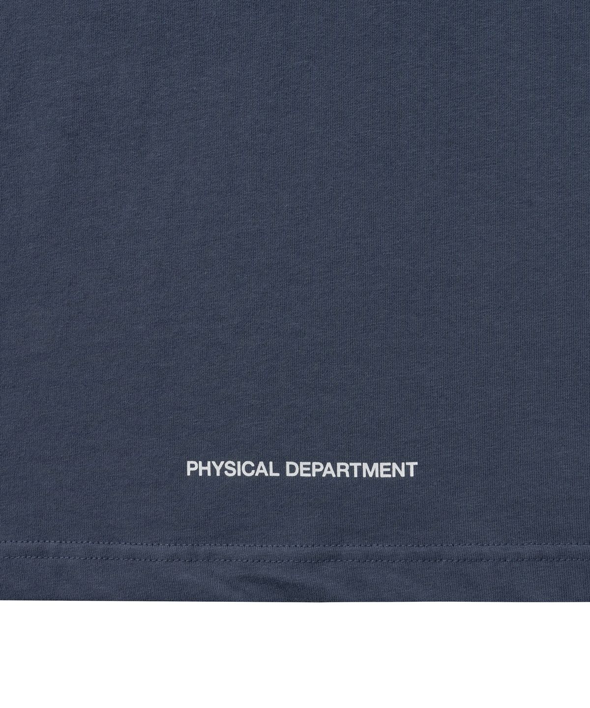 핍스 모터사이클(PHYPS MOTORCYCLE) Motor Sports Short Sleeve Blue