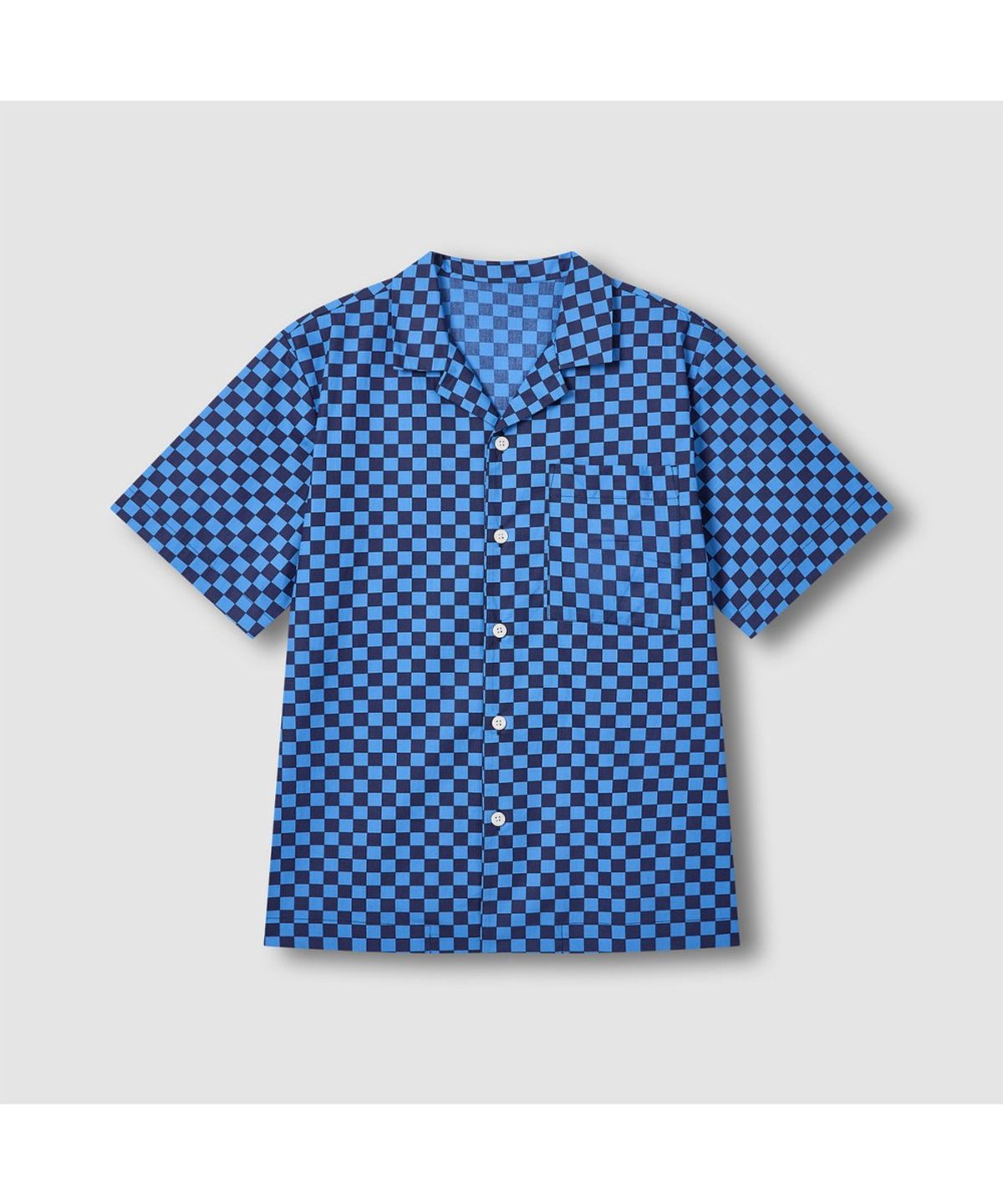 자주(JAJU) [Patina by JAJU] UNI 세일링 코튼 5부 파자마 세트_다크 블루