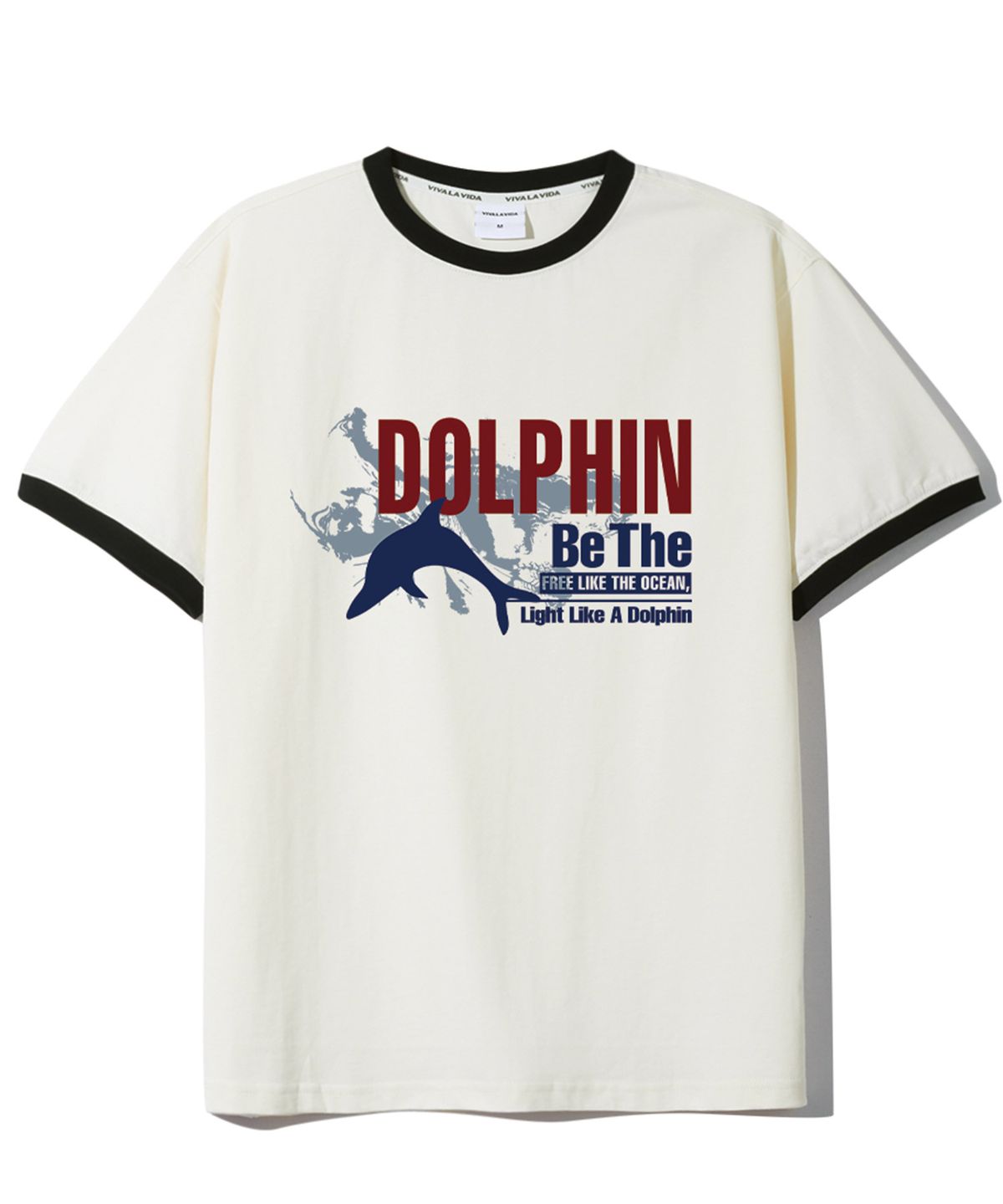 비바라비다(VIVA LA VIDA) Dolphin 링거 반팔 티셔츠