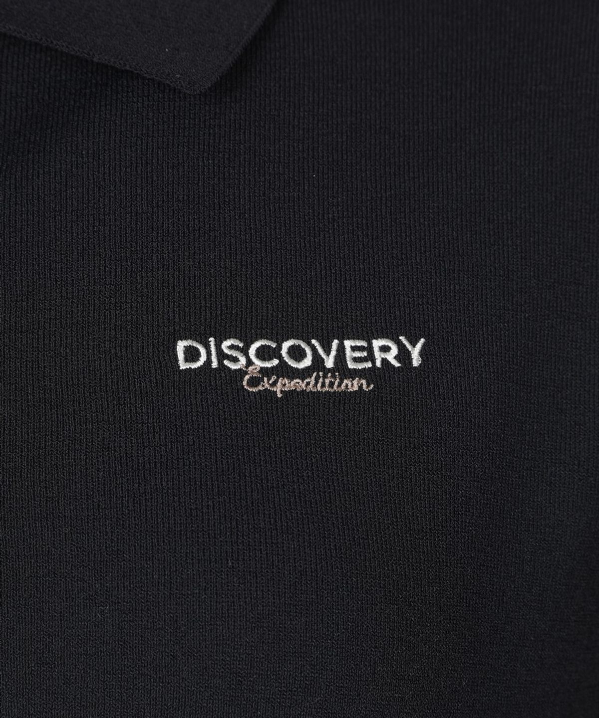 디스커버리 익스페디션(DISCOVERY EXPEDITION) 여성 카라 반팔 쿨링 스웨터 (BLACK)