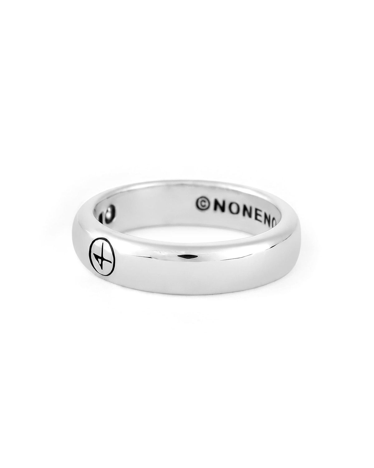논논(NONENON) LOGO PLUMP RNG(3mm) SILVER925