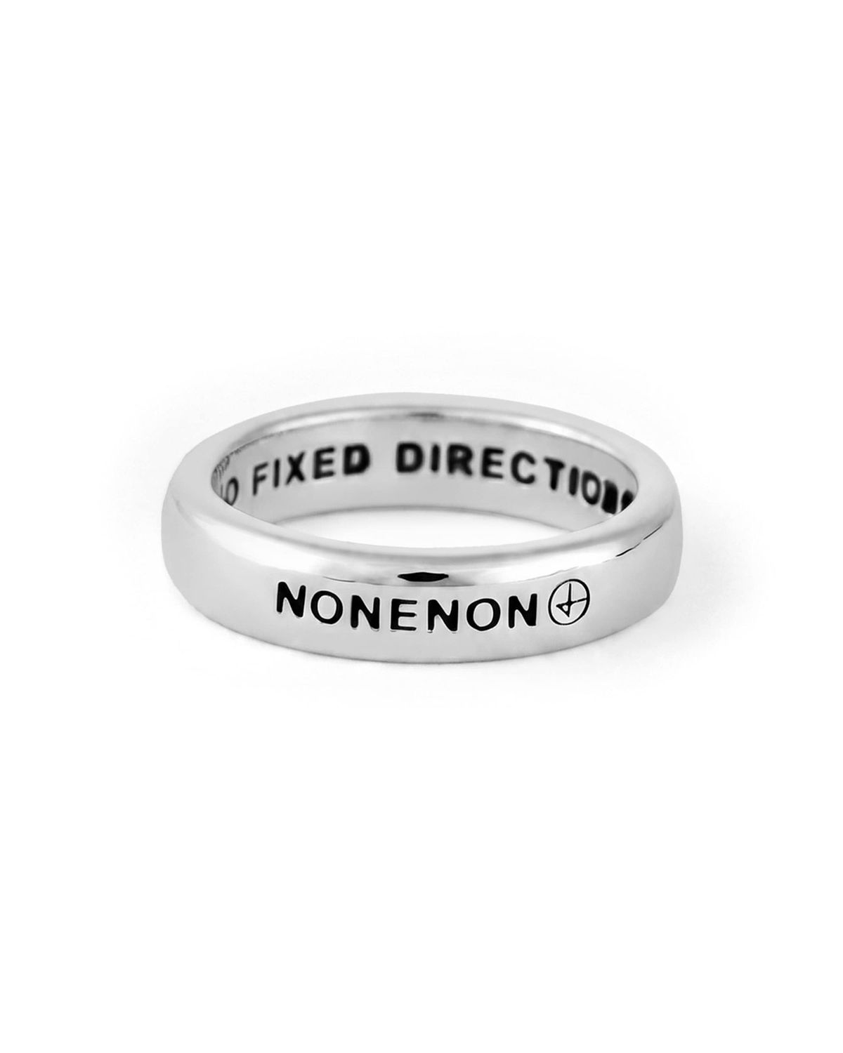 논논(NONENON) LOGO PLUMP RNG(3mm) SILVER925