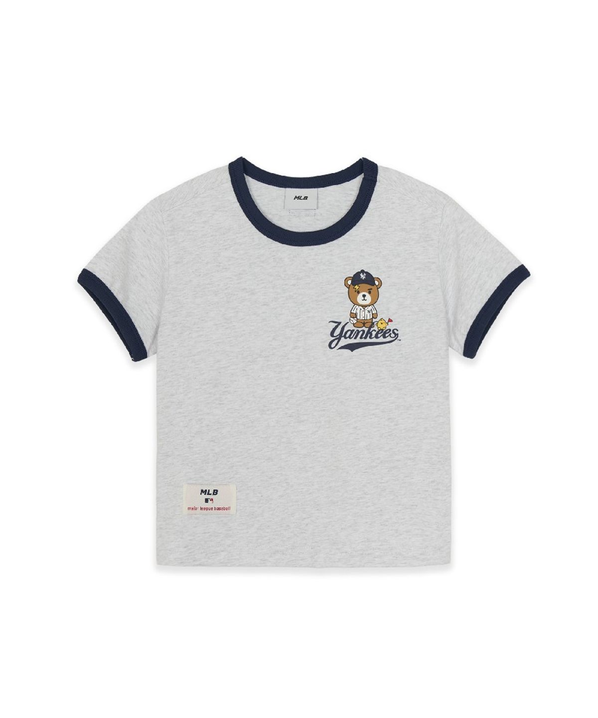 엠엘비 키즈(MLB KIDS) 메가베어 프렌즈 링거티셔츠 세트 NY (Navy)