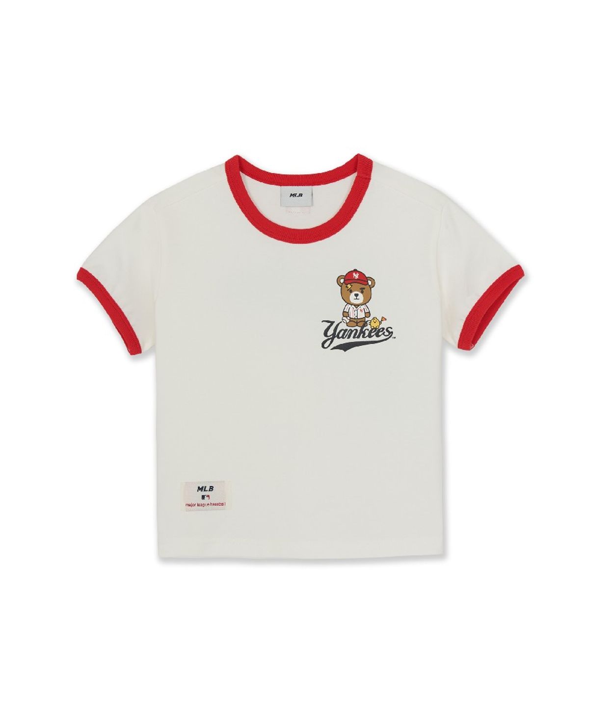 엠엘비 키즈(MLB KIDS) 메가베어 프렌즈 링거티셔츠 세트 NY (Red)