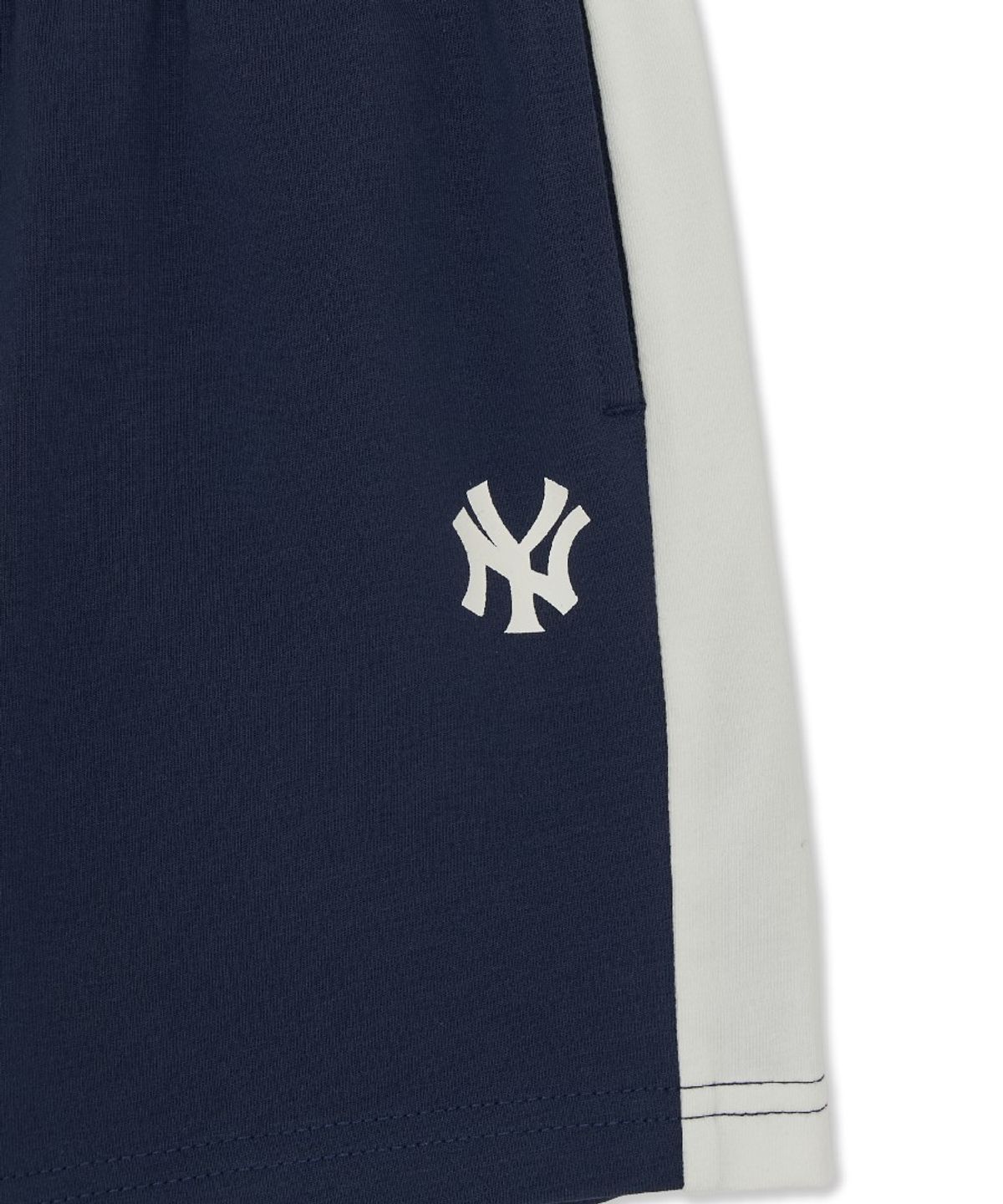 엠엘비 키즈(MLB KIDS) 메가베어 프렌즈 배색 래글런 티셔츠 세트 NY (Navy)