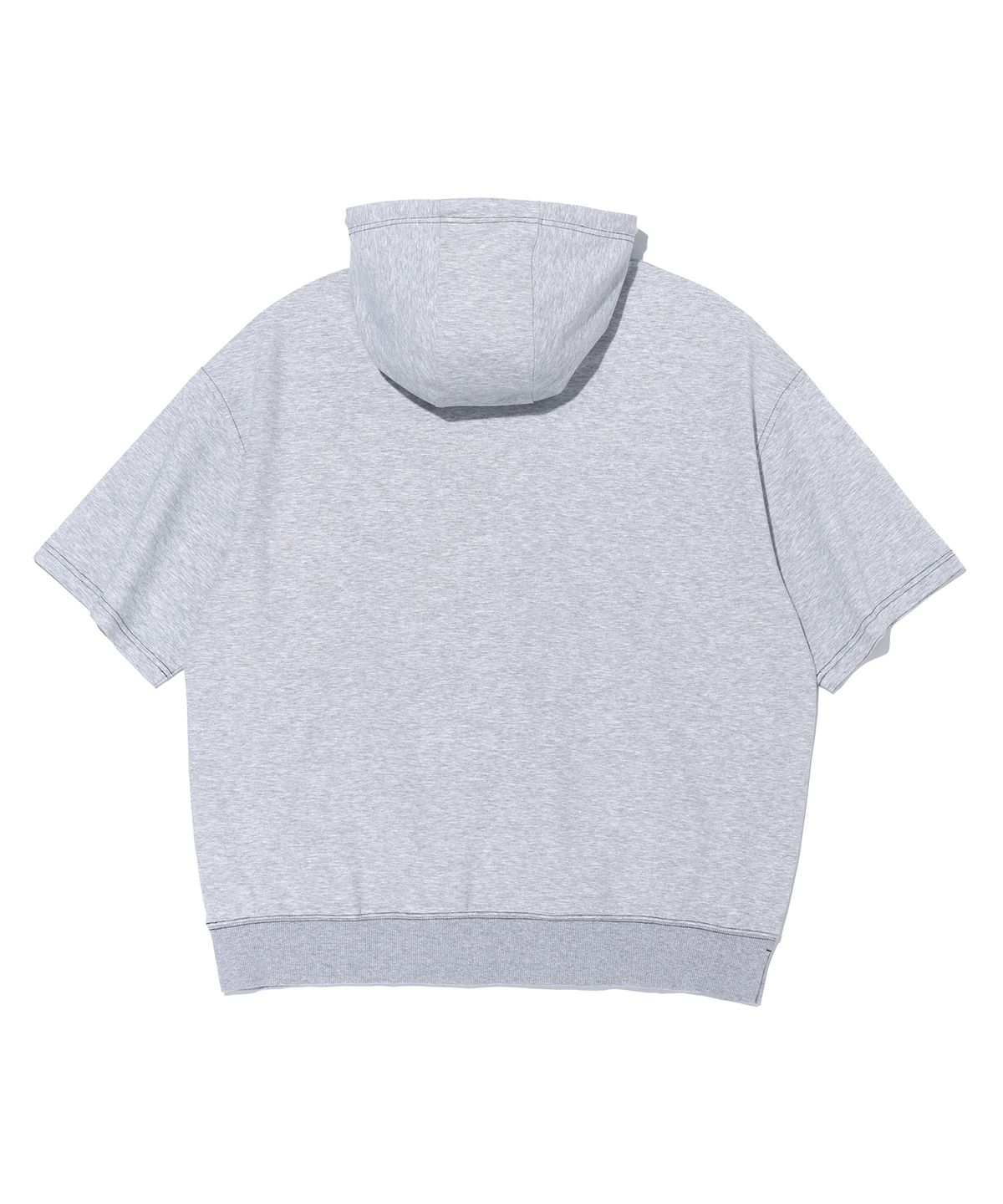 펜듈럼(PENDULUM) 클래식 아치 로고 후드 반팔티 LQ7TU430_MELANGE GREY