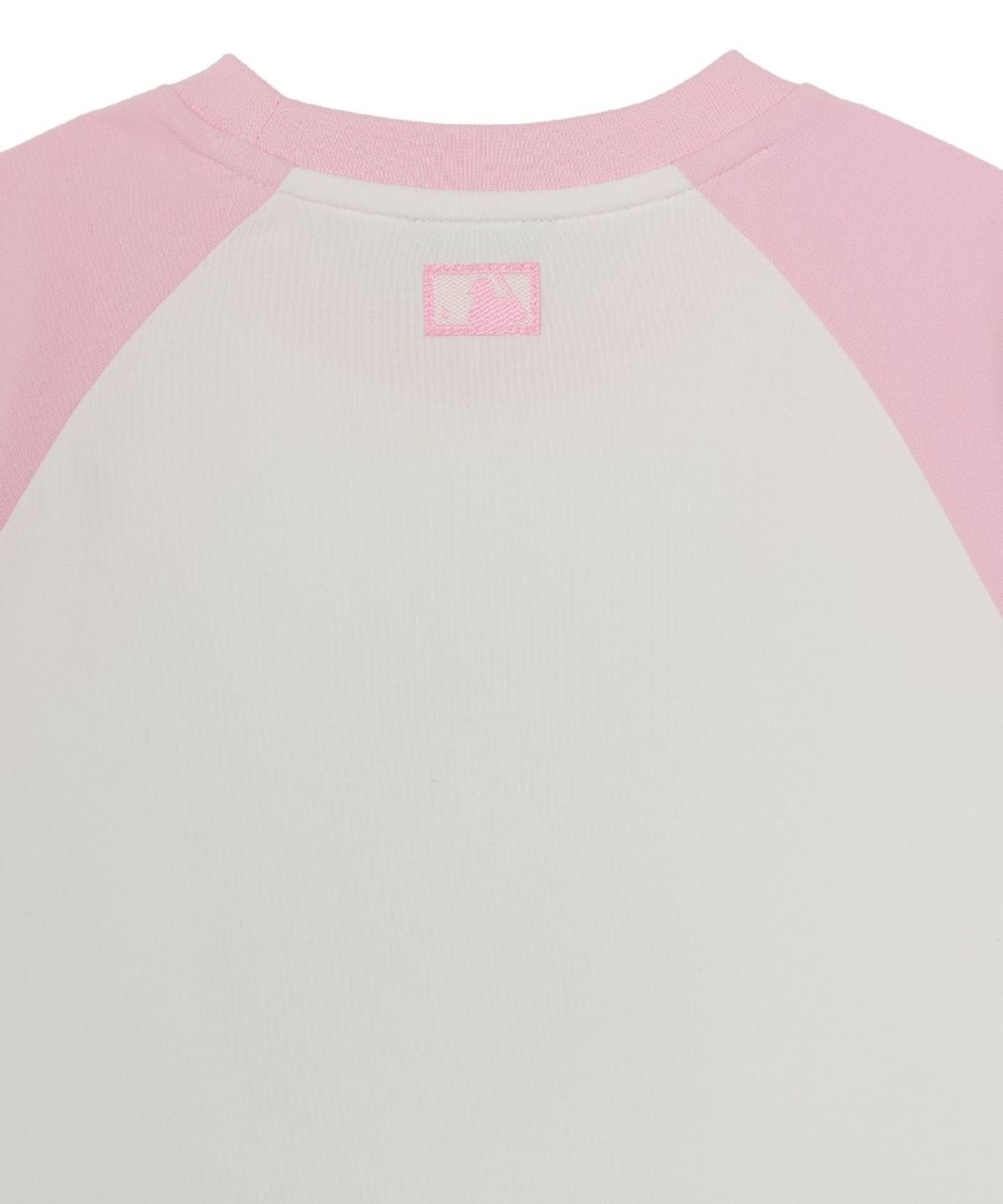 엠엘비 키즈(MLB KIDS) 메가베어 프렌즈 배색 래글런 티셔츠 세트 NY (L.Pink)