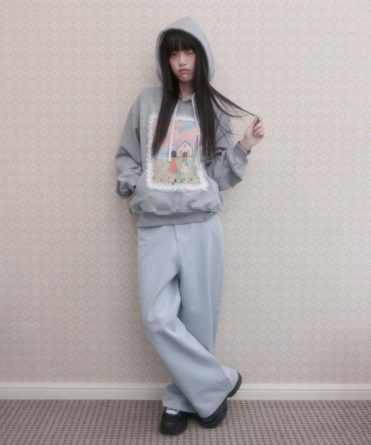 아이이이아이(IEEI) 레이스 프레임 후디