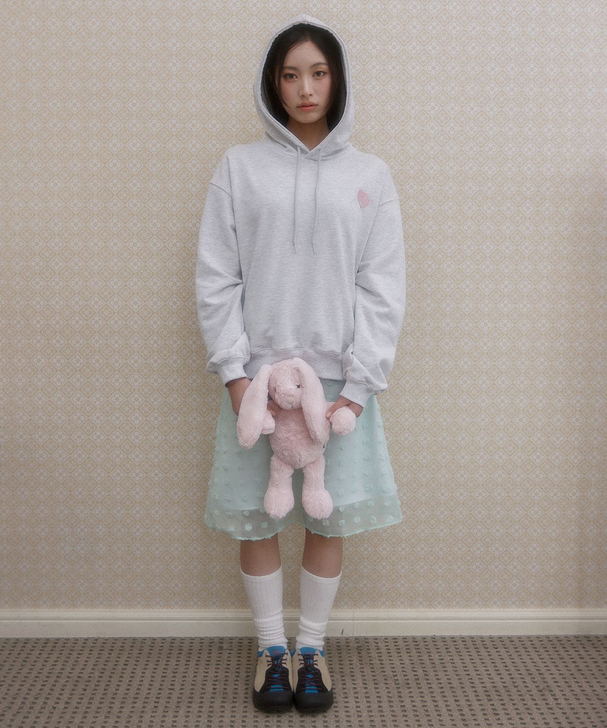 아이이이아이(IEEI) 하트 패치 후디