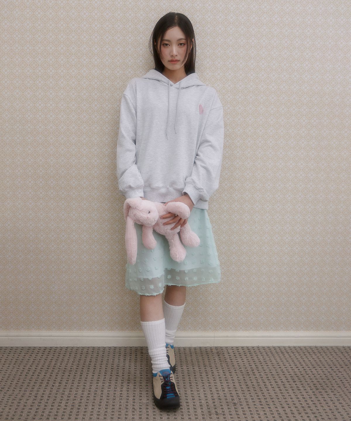 아이이이아이(IEEI) 하트 패치 후디