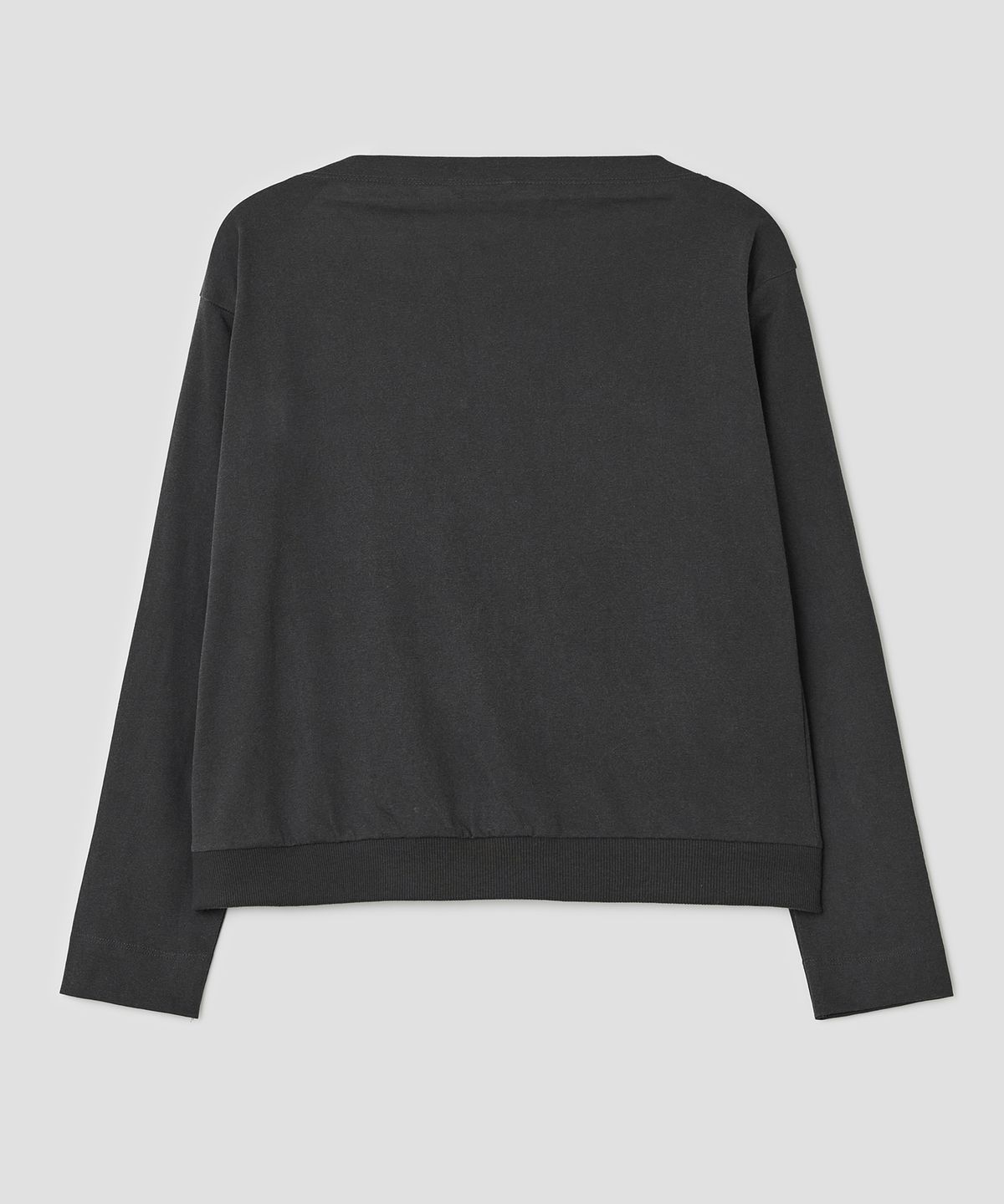 타입서비스(TYPESERVICE) Slit Cut Paneled Top [Charcoal]