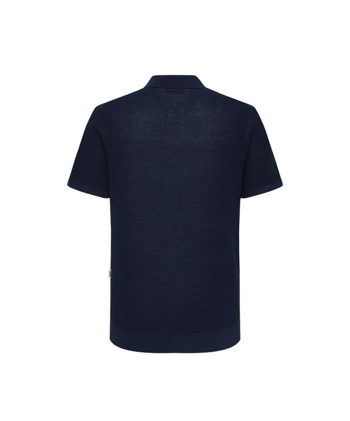 닥스셔츠(DAKS SHIRTS) 면혼방 와플 조직감 솔리드 카라니트_DMS1SWTS102N1