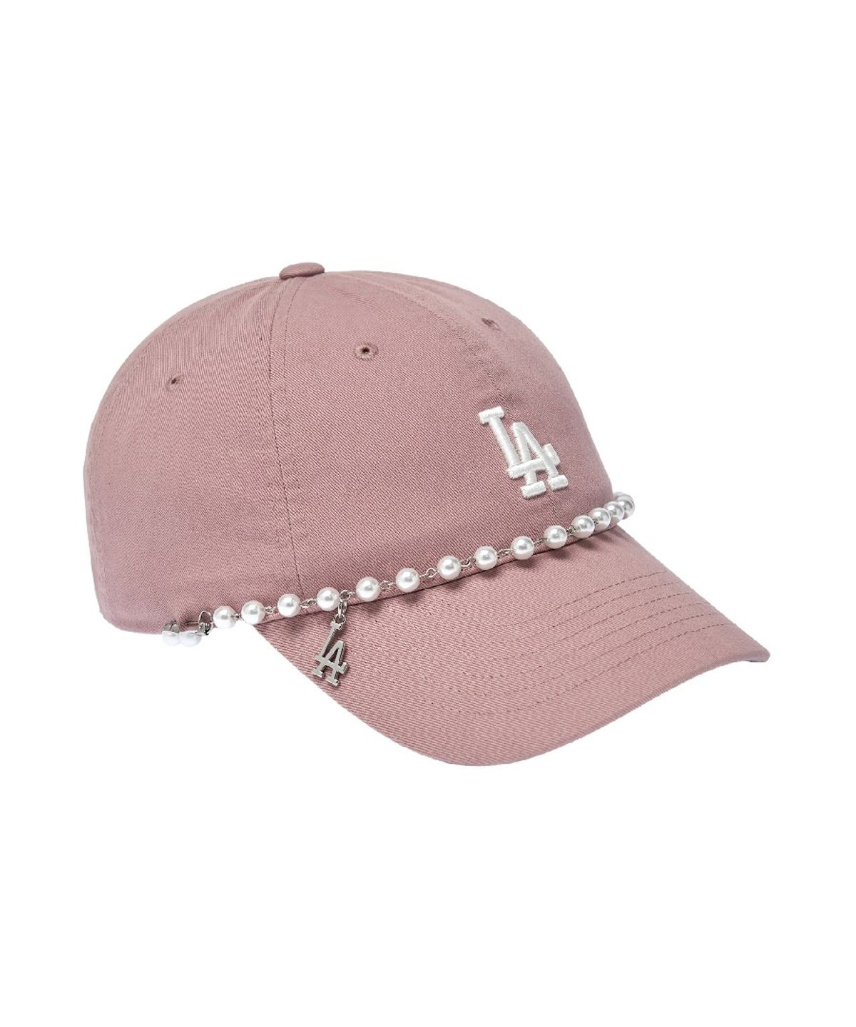 엠엘비(MLB) 볼캡 바이저 펄 체인 LA (Silver)