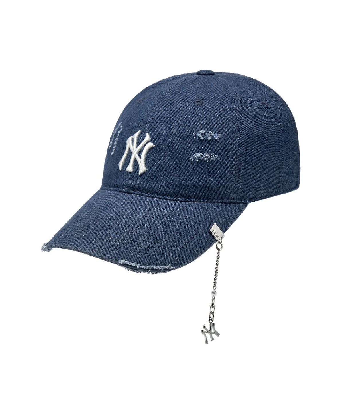 엠엘비(MLB) 볼캡 바이저 체인 클립 NY (Silver)