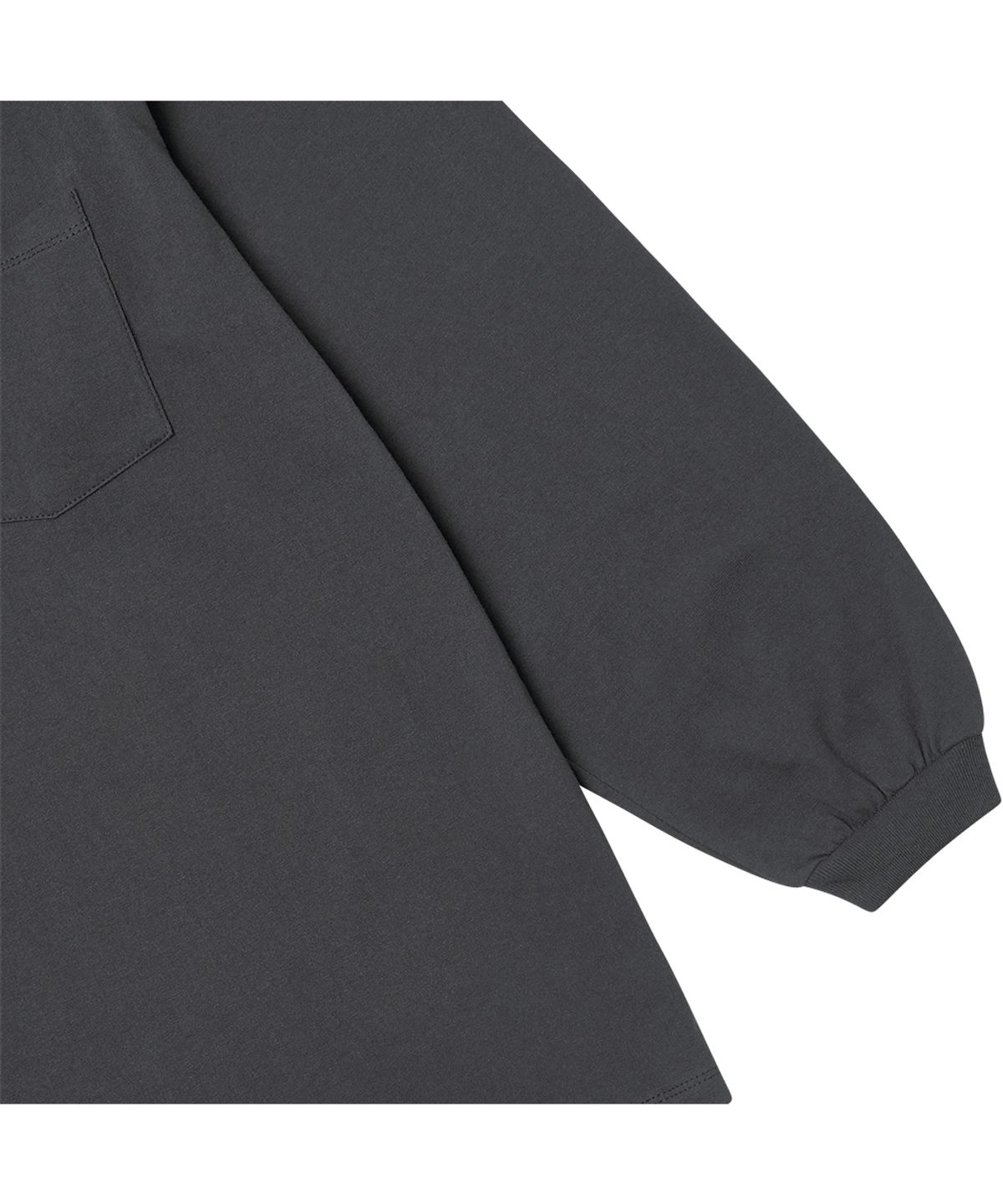 솔티(SORTIE) Essential Comfort Poket Long Sleeve (Charcoal)