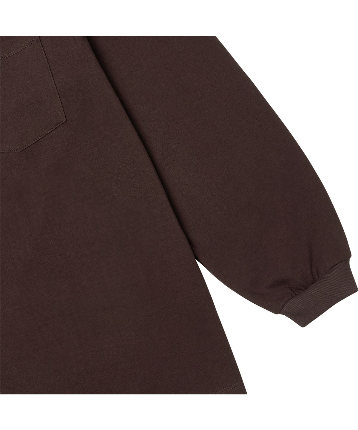 솔티(SORTIE) Essential Comfort Poket Long Sleeve (Brown)