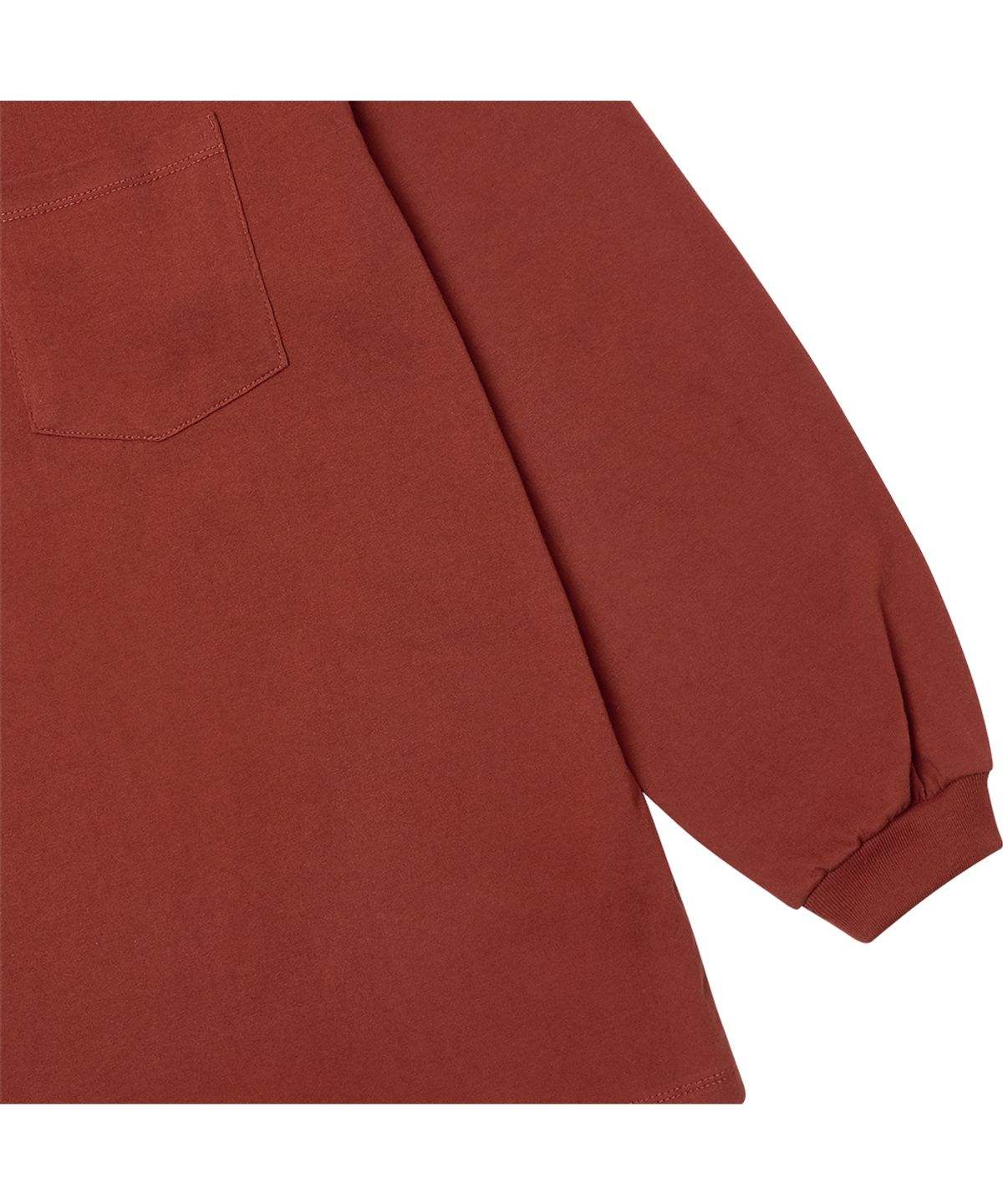 솔티(SORTIE) Essential Comfort Poket Long Sleeve (Brick)