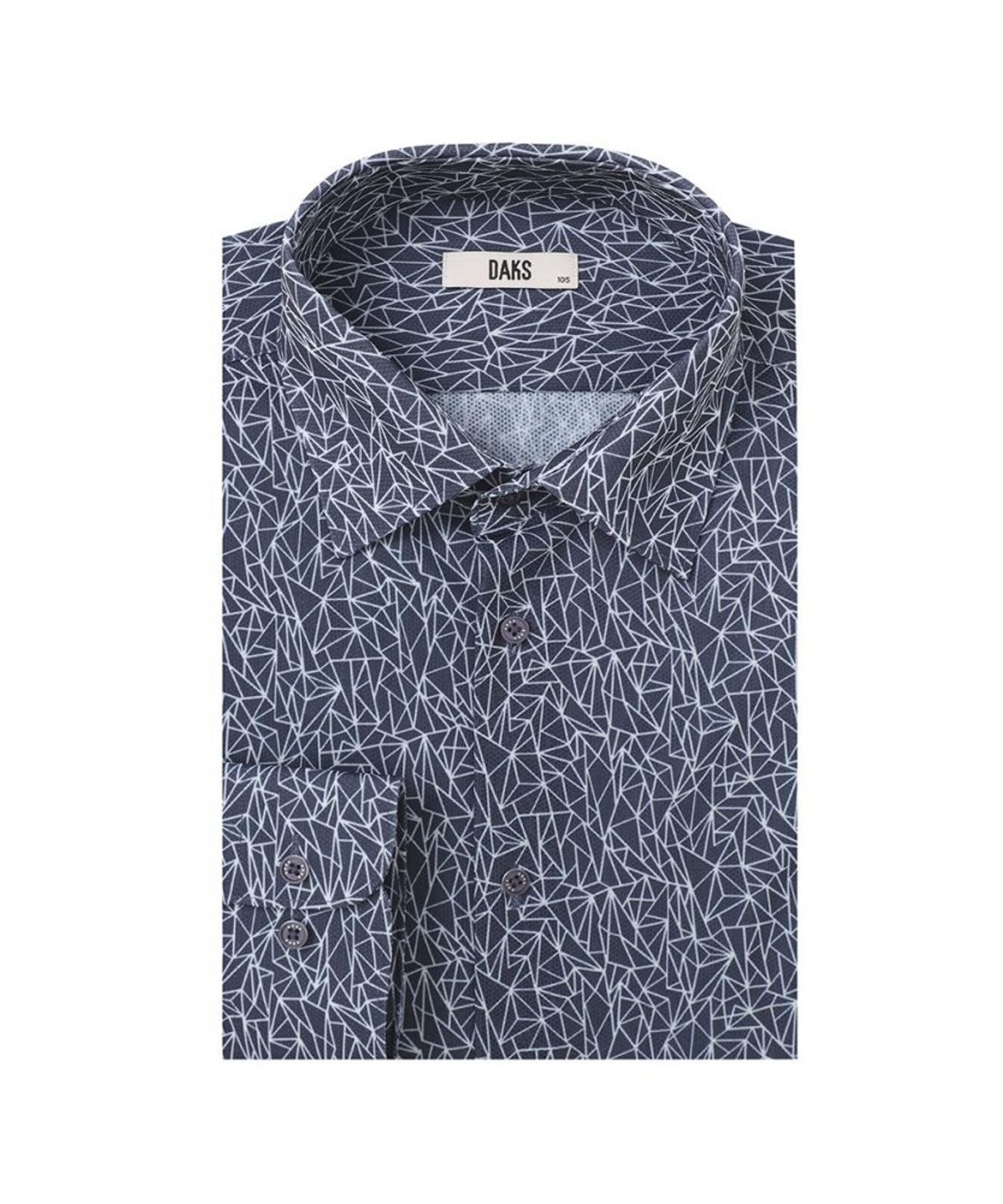 닥스셔츠(DAKS SHIRTS) 이지케어 스트레치 폴리곤 프린팅 드레스셔츠_DMS1SHDL131N1