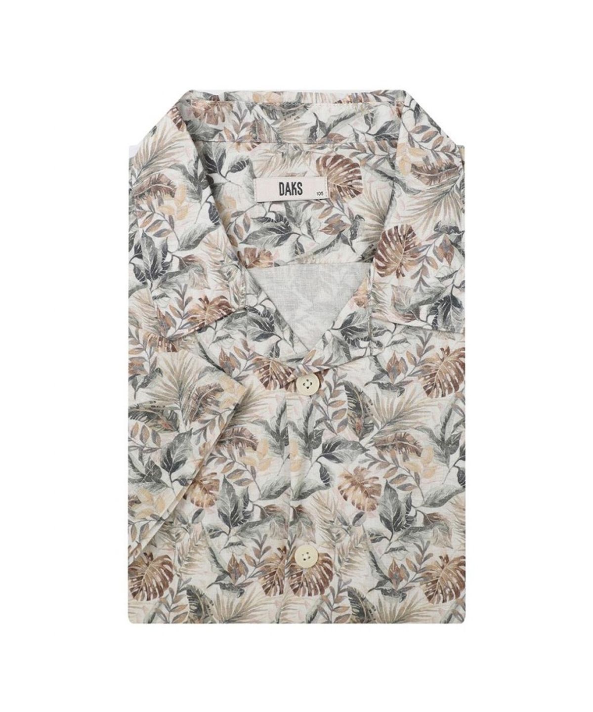 닥스셔츠(DAKS SHIRTS) 케어 린넨100 보타니컬 프린팅셔츠_DMS1SHCS131I1