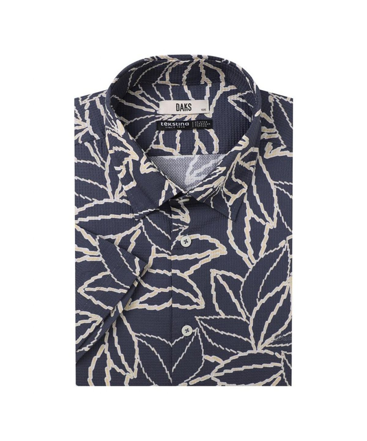 닥스셔츠(DAKS SHIRTS) 케어 면100 트로피컬 프린팅셔츠_DMS1SHCS136N1