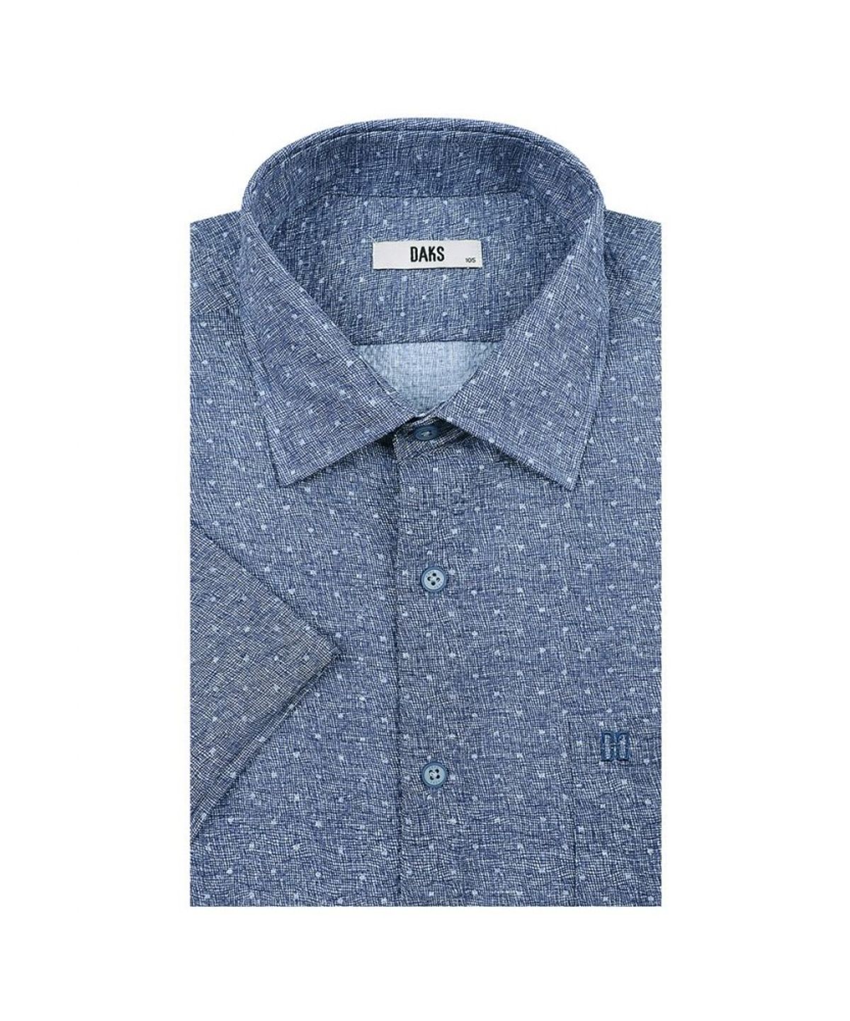 닥스셔츠(DAKS SHIRTS) 노케어 시어서커 도트 올오버 프린팅셔츠_DMS3SHCS103N1