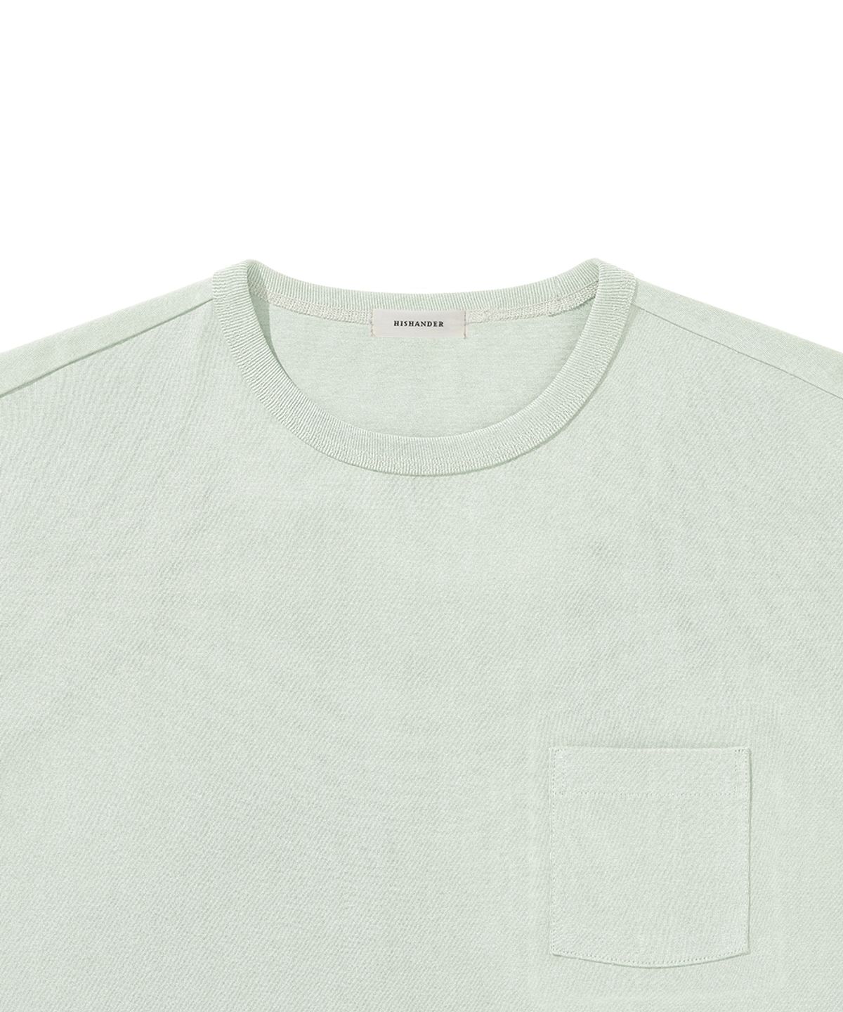 히즈핸더(HISHANDER) VINTAGE FADE S/S TEE LIGHT GREEN