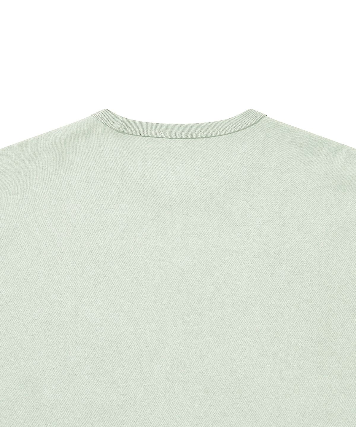 히즈핸더(HISHANDER) VINTAGE FADE S/S TEE LIGHT GREEN
