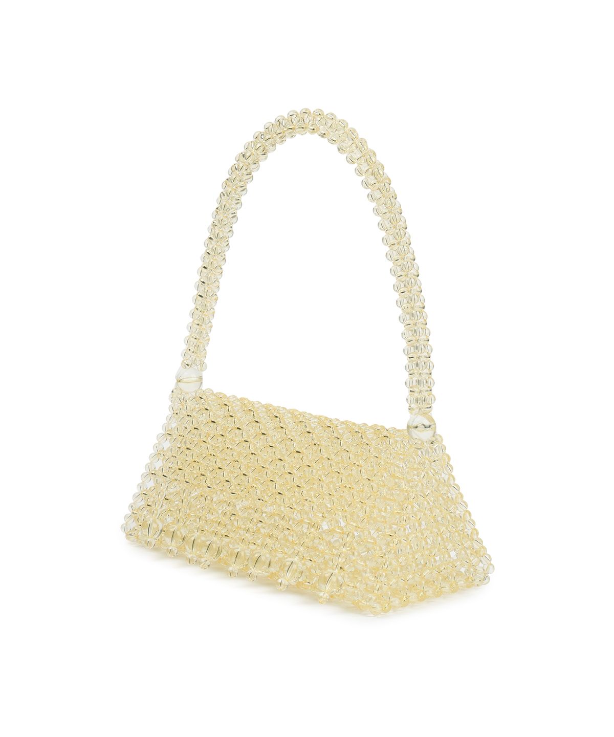 그린버터(GREENBUTTER) Beaded Fringe Bag (L/Yellow)