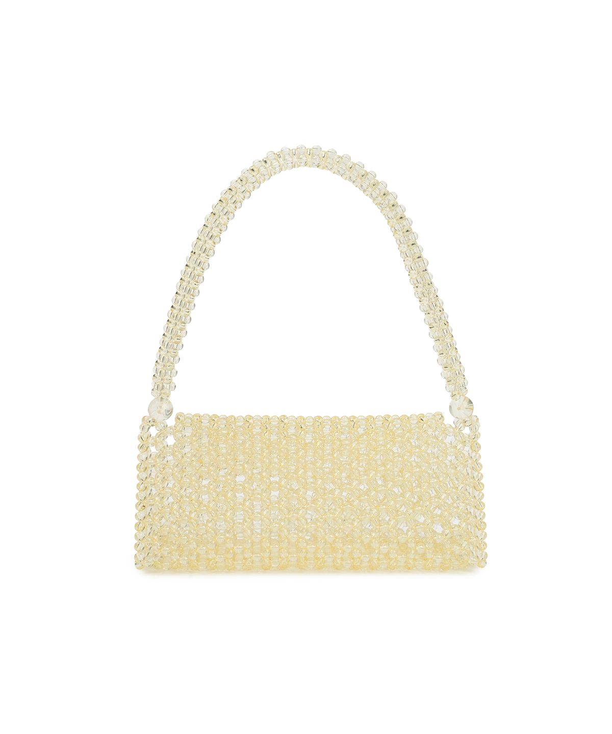 그린버터(GREENBUTTER) Beaded Fringe Bag (L/Yellow)