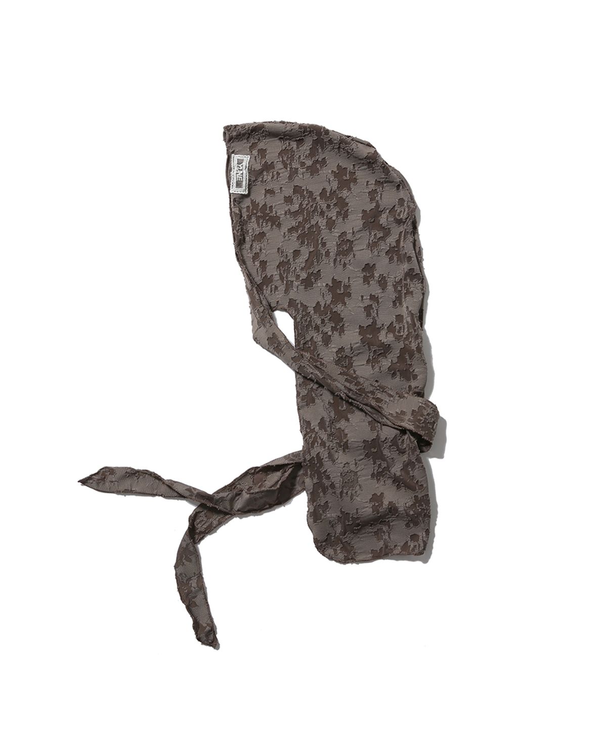 유네(YUNE) Lace Wrap Turban_[Khaki Gray]